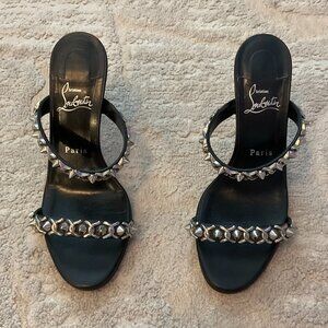 Christian Louboutin Just Chain Heels black